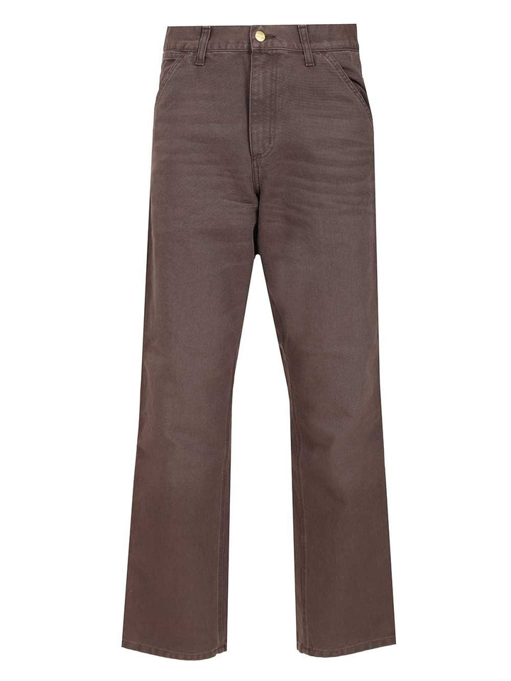 Carhartt Wip Single Knee Trousers - Grey | a1495f6bf2f66c250f794fa822a64e4f3f64ea7e