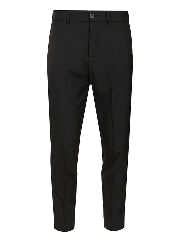 Grifoni Wool Trousers - Black | a313f2862732064c644dd368ef931cbfa6705bd8