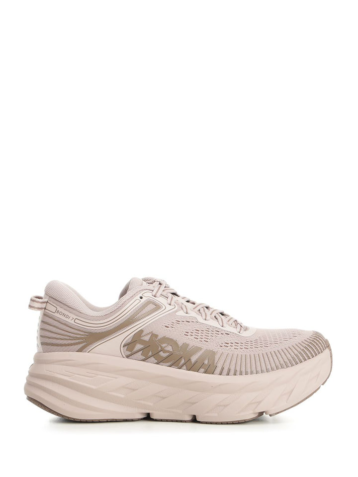 Hoka Bondi 7 Sneakers - Rose | bc0ada76d5e49e57466f67b0c973350981238ccc