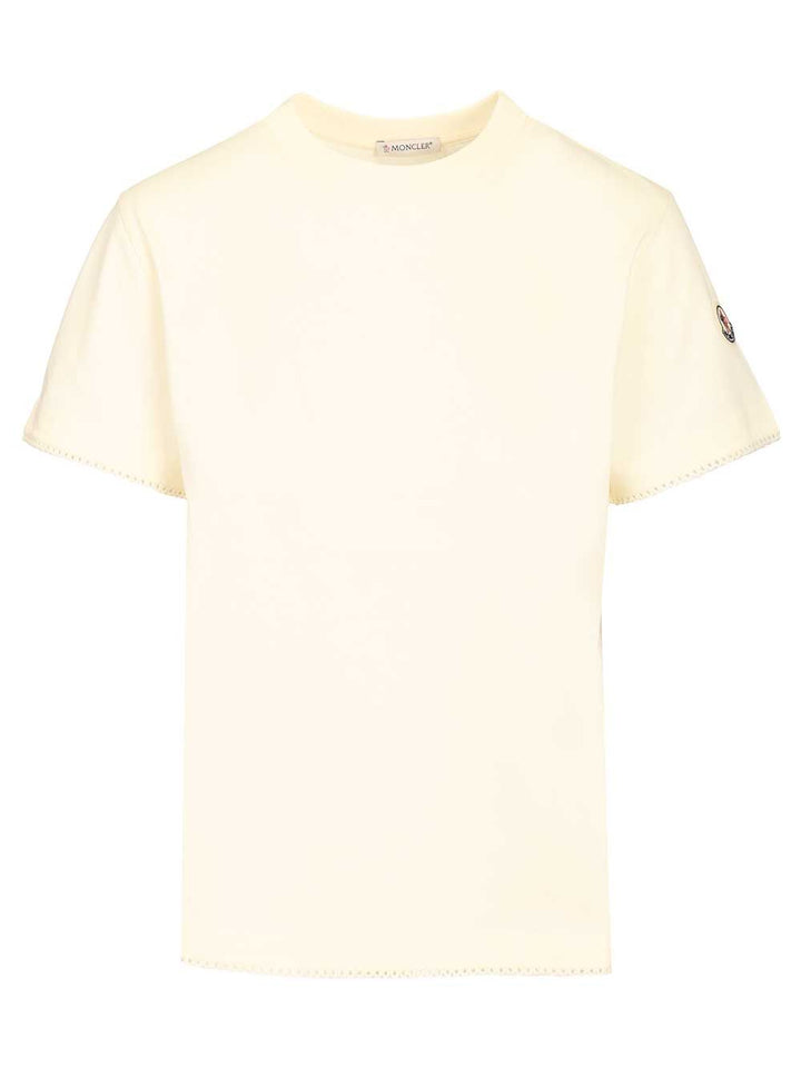 Moncler Cotton T-Shirt - White | 2be6d3107e6a3ed22f76610092d752f4137cb61a