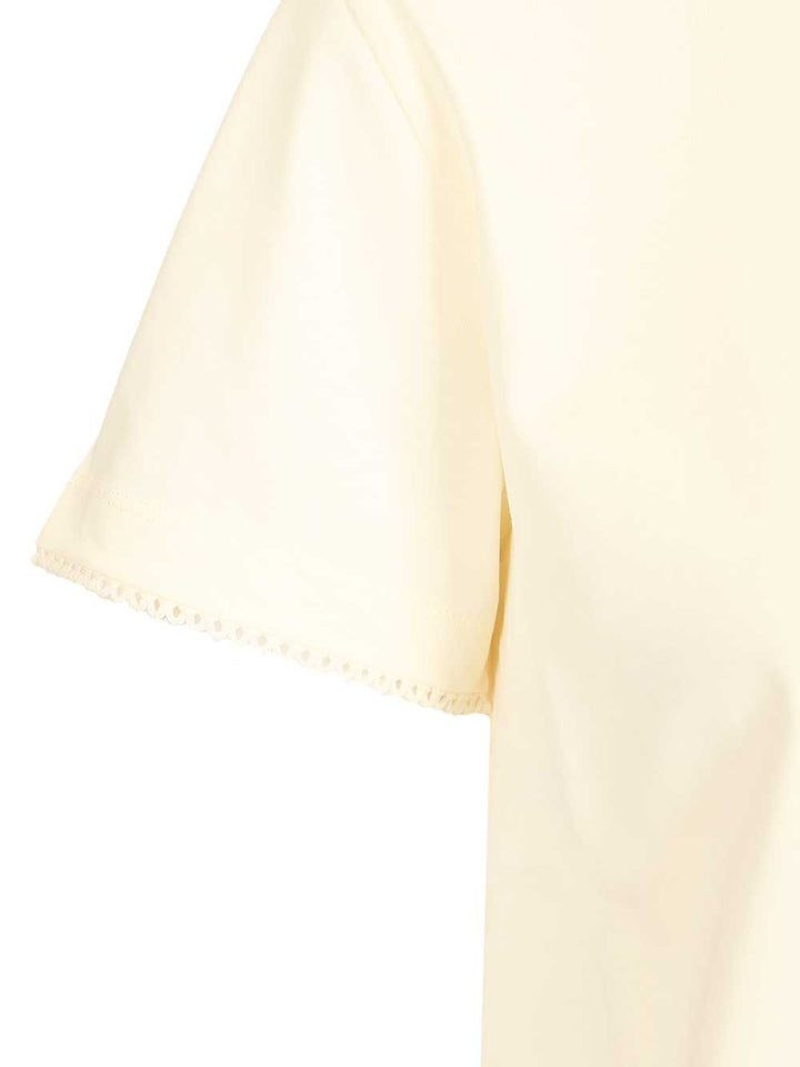 Moncler Cotton T-Shirt - White | 239194e85a52e4b5b83660a1fcdb8a89f55ab4b5