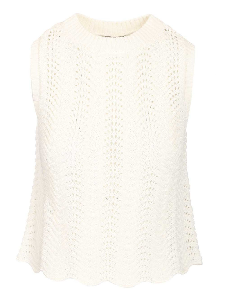 Loulou De Saison Vittoria 01 Tank Top Tops - White | cfc78d3311591f0ae6617a8a288917ef77d2f140