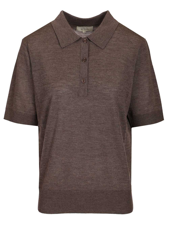 Loulou De Saison Migo Polo shirt - Brown | b280dcf08f5794b70c0f342f5cecfe1fccde7406