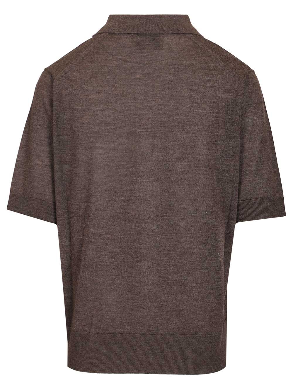 Loulou De Saison Migo Polo shirt - Brown | 18749eb422825b7bf1fa51e94297a063b733da05