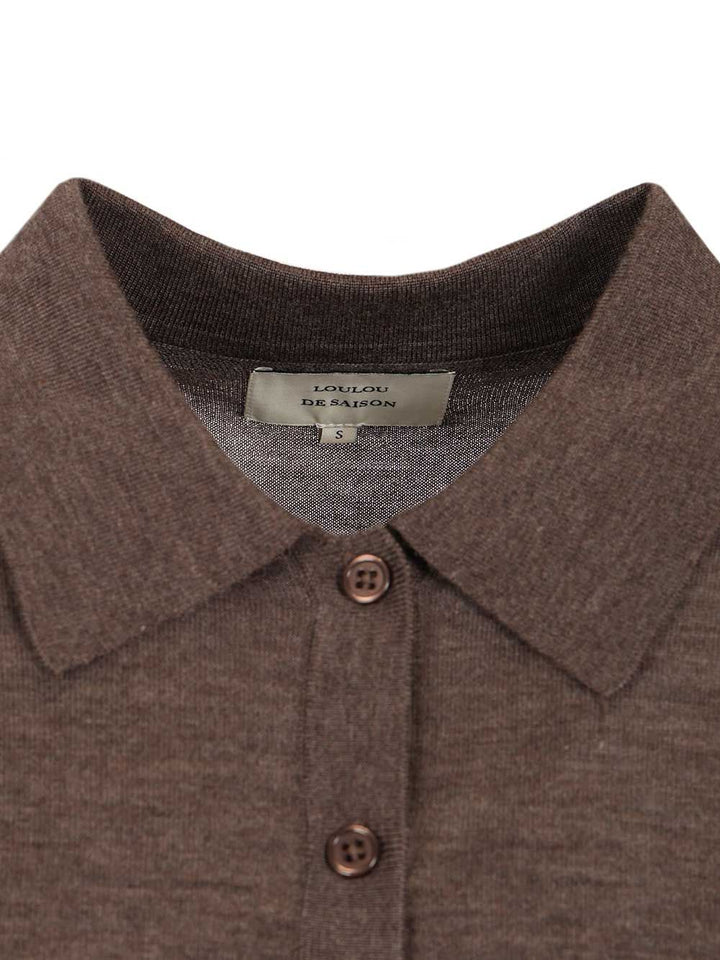 Loulou De Saison Migo Polo shirt - Brown | 8c9a61a7024faa12c2e629ac739b858d00e95f66
