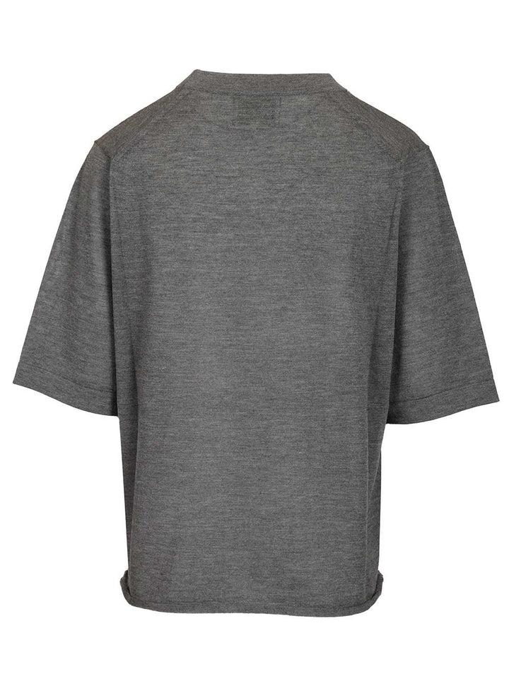 Loulou De Saison Nala Tops - Grey | 364aeea3d3cdb0cadfce5f0c7ccc09d8e80fc935