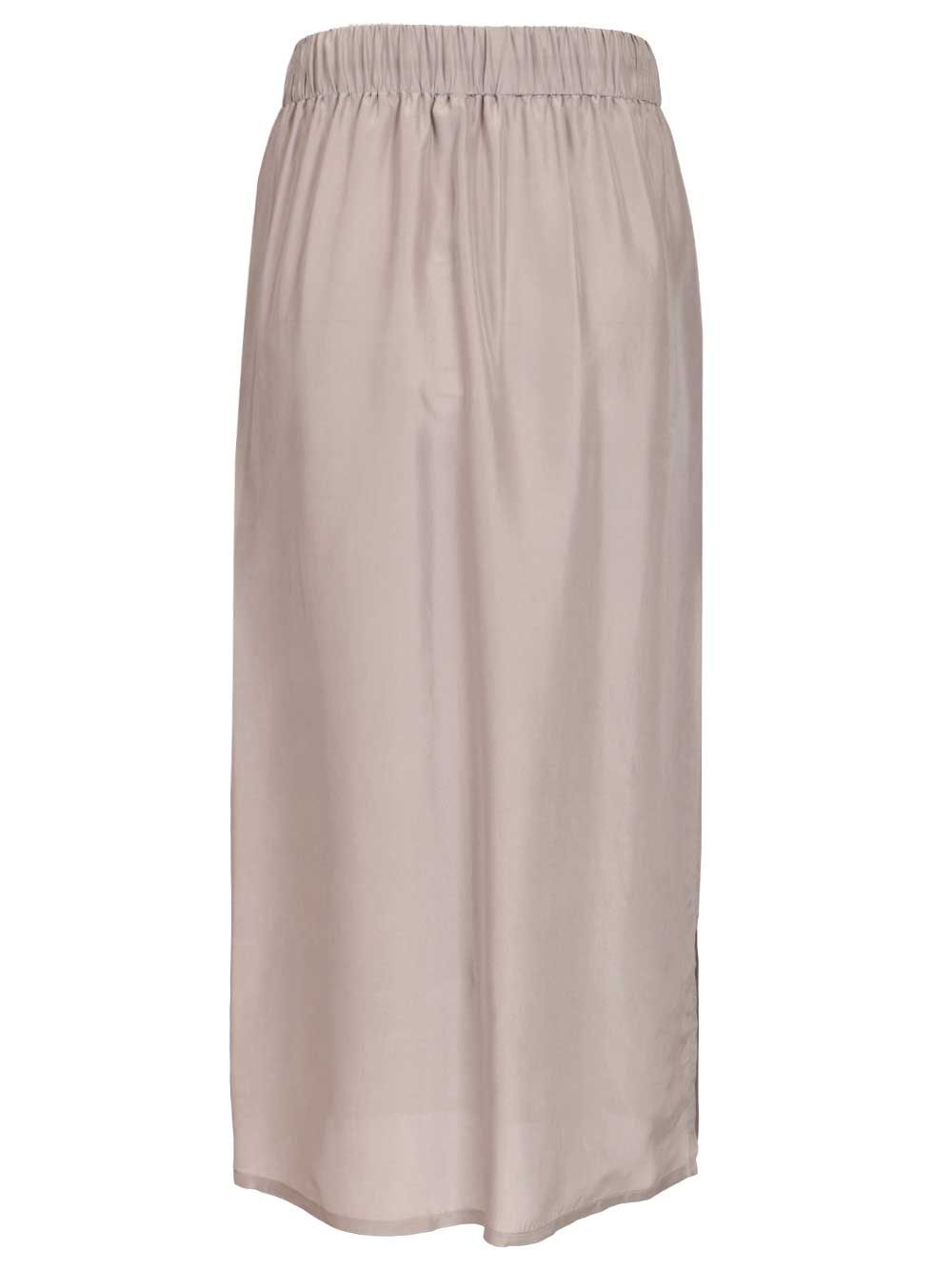 Grifoni Silk Skirt Skirts - Grey | a1dd545f490e370372b64847d99717634edd2042