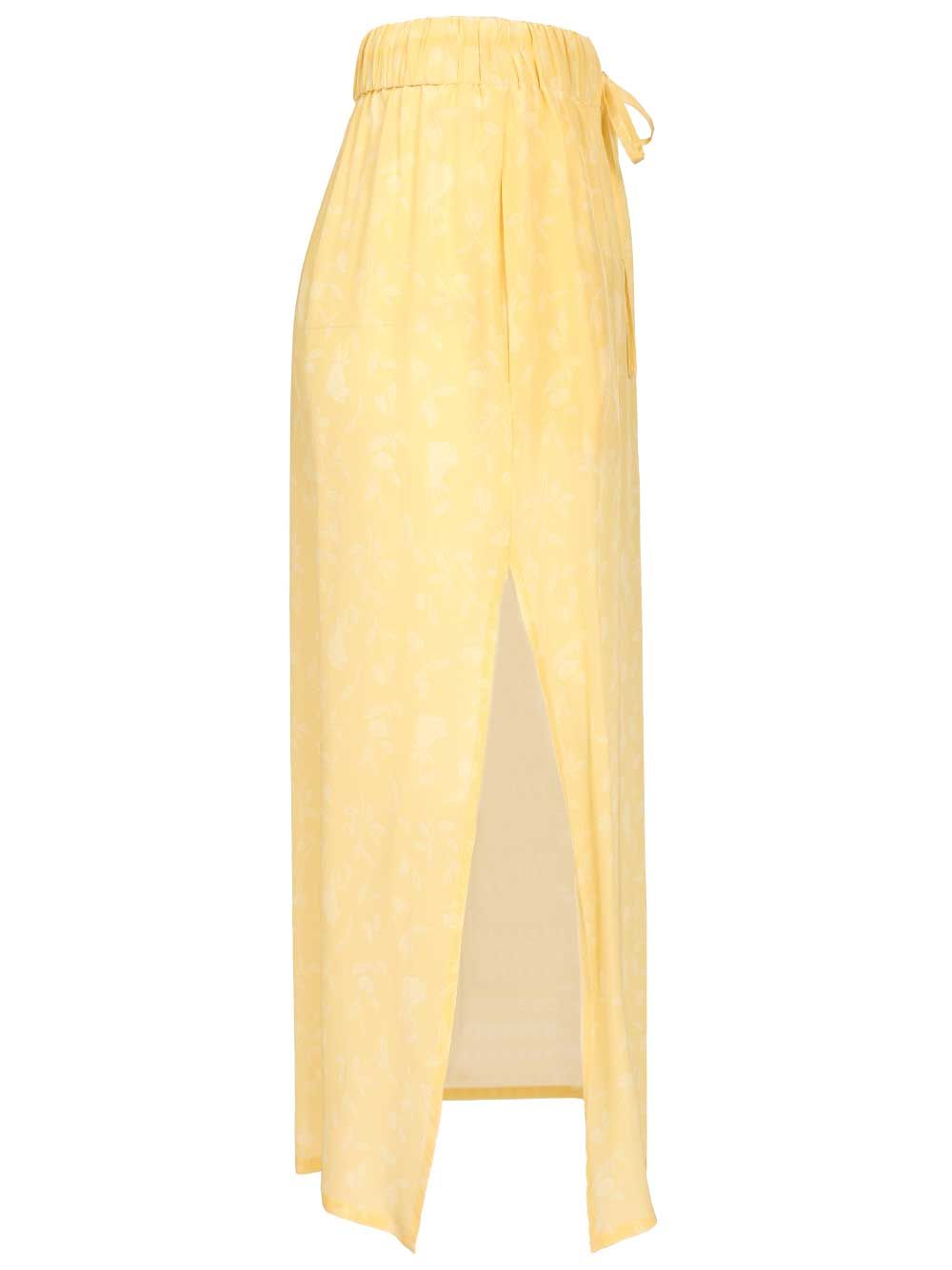 Grifoni Floral Skirt Skirts - Yellow | 348be50e408e9268f227ecb0158377b2f09f0c92