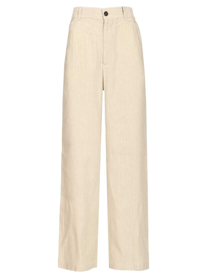 Barena Venezia Ida Tendon Trousers - Grey | 241189102026f9a2fea9c0598327baf870509e8c