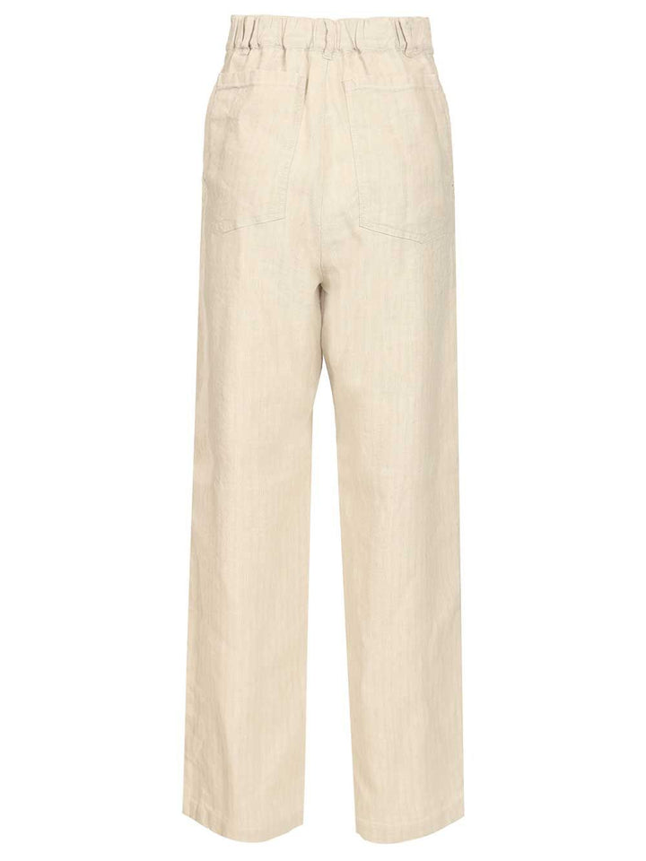 Barena Venezia Ida Tendon Trousers - Grey | 2bbed077625d326c81e9f26ea7b00decc3af45e1