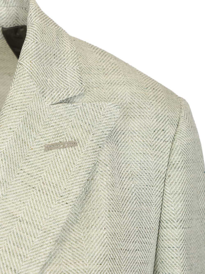 Latorre Double-Breasted Blazer Jackets - Grey | b416c1c7610c07581e76b610e857830041358a0d
