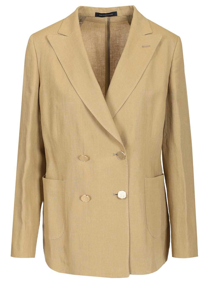 Latorre Linen Blazer Jackets - Beige | 500c93c9ad6ef151d71755fab3fbbfa41c7ffd9b