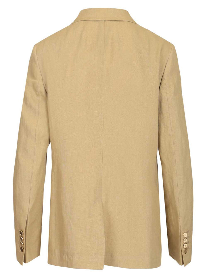 Latorre Linen Blazer Jackets - Beige | 443fcecf47ce63e95735d49e70fd6ff87e00c834