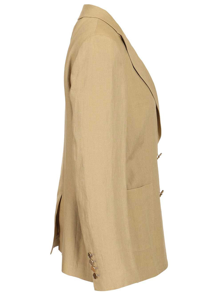 Latorre Linen Blazer Jackets - Beige | 2ec8ec92e0715a9bebaffe95cbe4068ab7e8d8d3