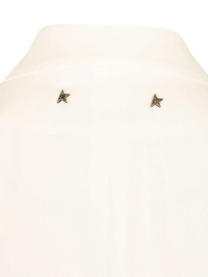 Golden Goose Deluxe Brand Double-Breasted Blazer Jackets - White | 8af9840fa191afffc423beaa0a4db06a64e89d37