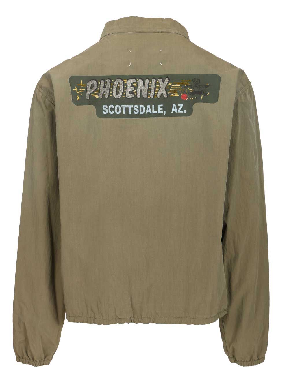 Maison Margiela Sports Jacket T-Shirt - Green | 5c381b6e0bcfe185fceb49900da9c31cfc6a7ba1