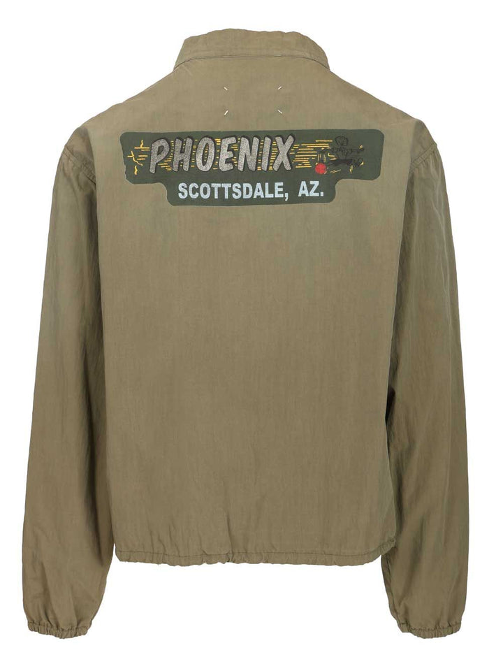 Maison Margiela Sports Jacket T-Shirt - Green | 5c381b6e0bcfe185fceb49900da9c31cfc6a7ba1