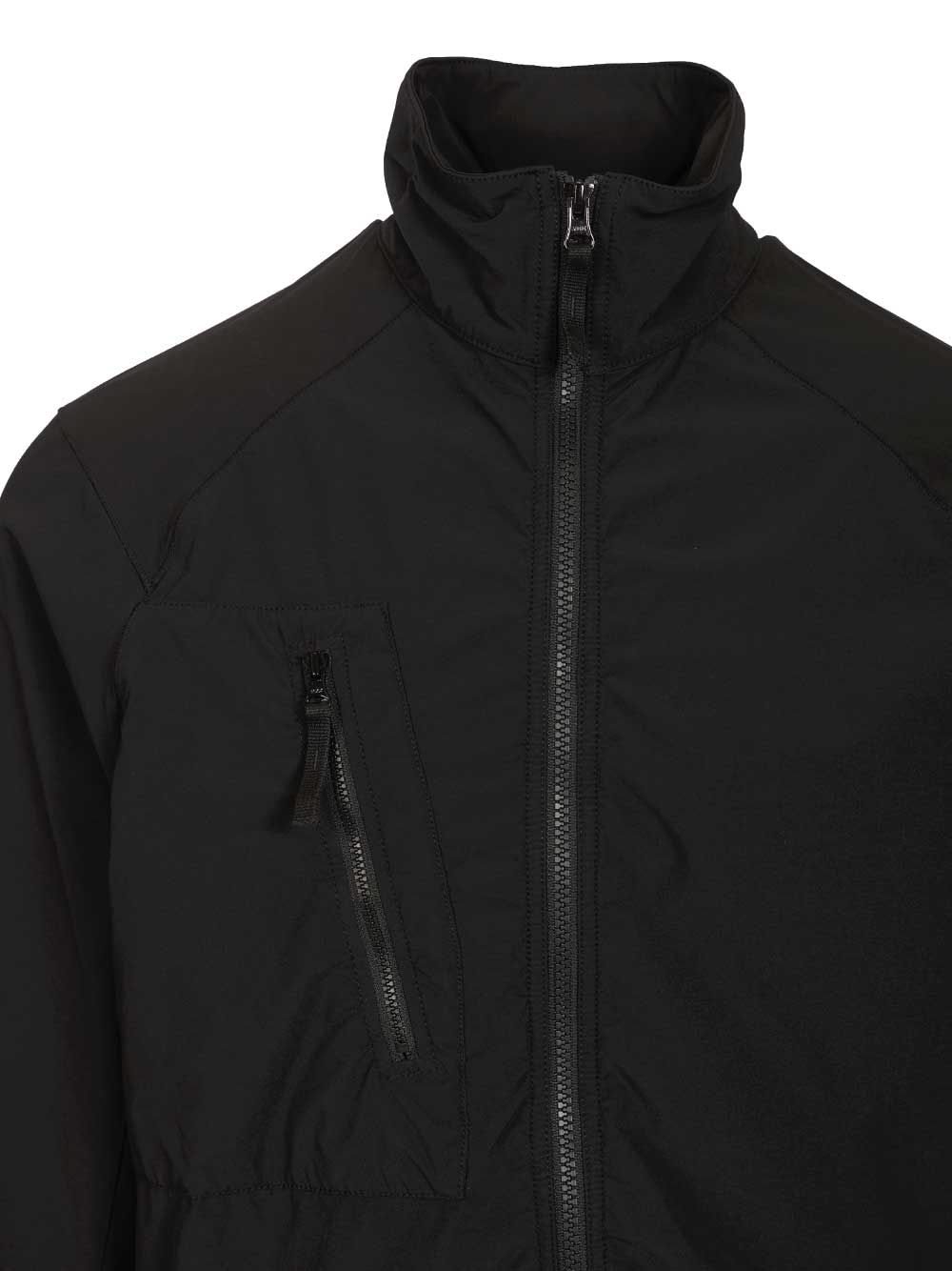 Stone Island Stretch Nylon Tech Fleece Overshirt Sweatshirts - Black | ea4beab8160e9f9cd14b8015208eff0aa7541dea