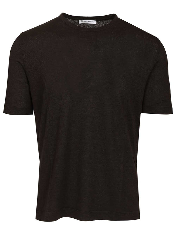 Linen T-Shirt Black