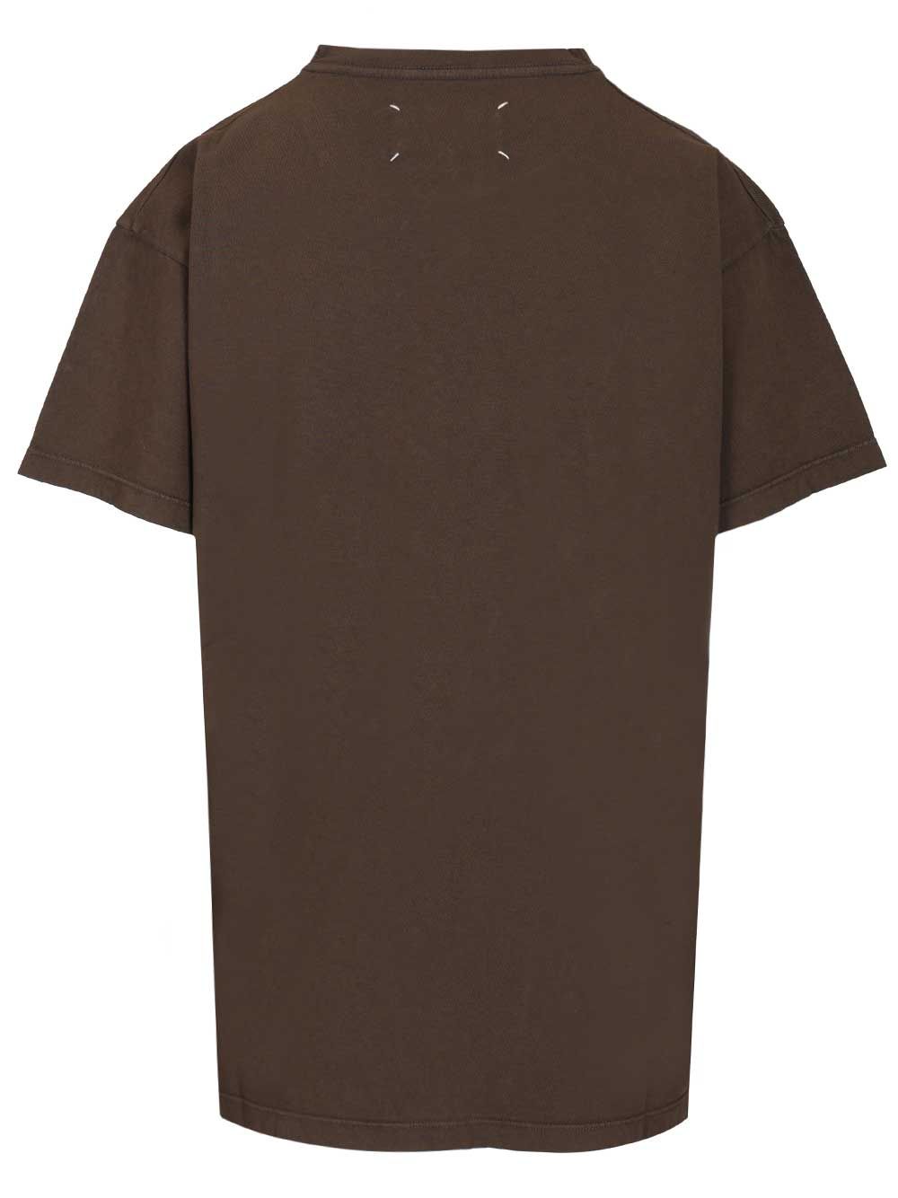 Maison Margiela Numeric T-Shirt - Brown | 18df5934f20b711d3faf6d102901386fc6ac159c