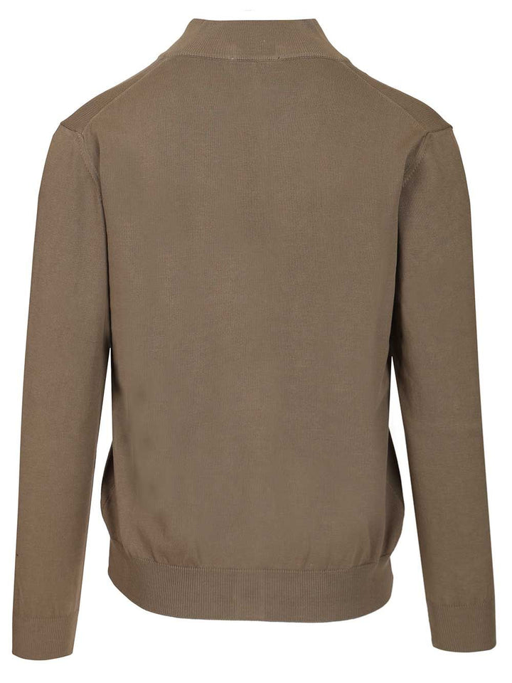 Al Duca D'Aosta Cotton Cardigan Knitwear - Brown | e2cf80d94550f925592dbbd0cf5731d283dddb72