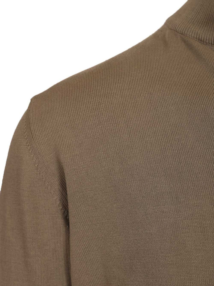 Al Duca D'Aosta Cotton Cardigan Knitwear - Brown | 4c690fb637df82f058ad134236ca3c868dc158af