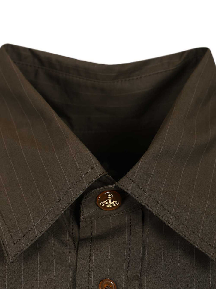 Vivienne Westwood Achilles Overshirt Shirts - Brown | 0e59f5573b6e09405e70e8f39e292b2c871acf40