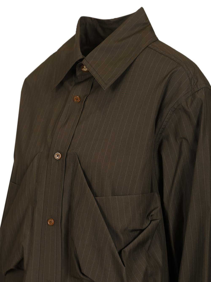 Vivienne Westwood Achilles Overshirt Shirts - Brown | 6ef70f00f833ebba63e0523f1b5696cc2e5f12f5