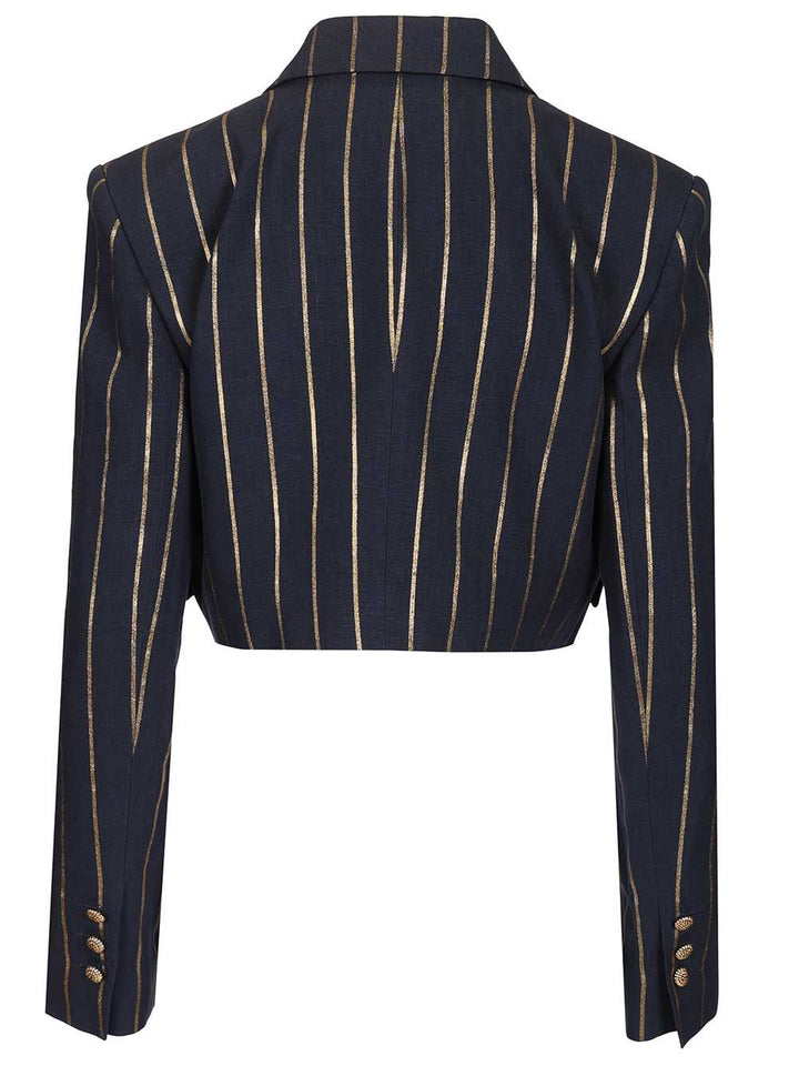 Vivienne Westwood Cut Off Blazer Jackets - Blue | 88fd09a0b3fd771a497a2dc3bd5d51750245cd88