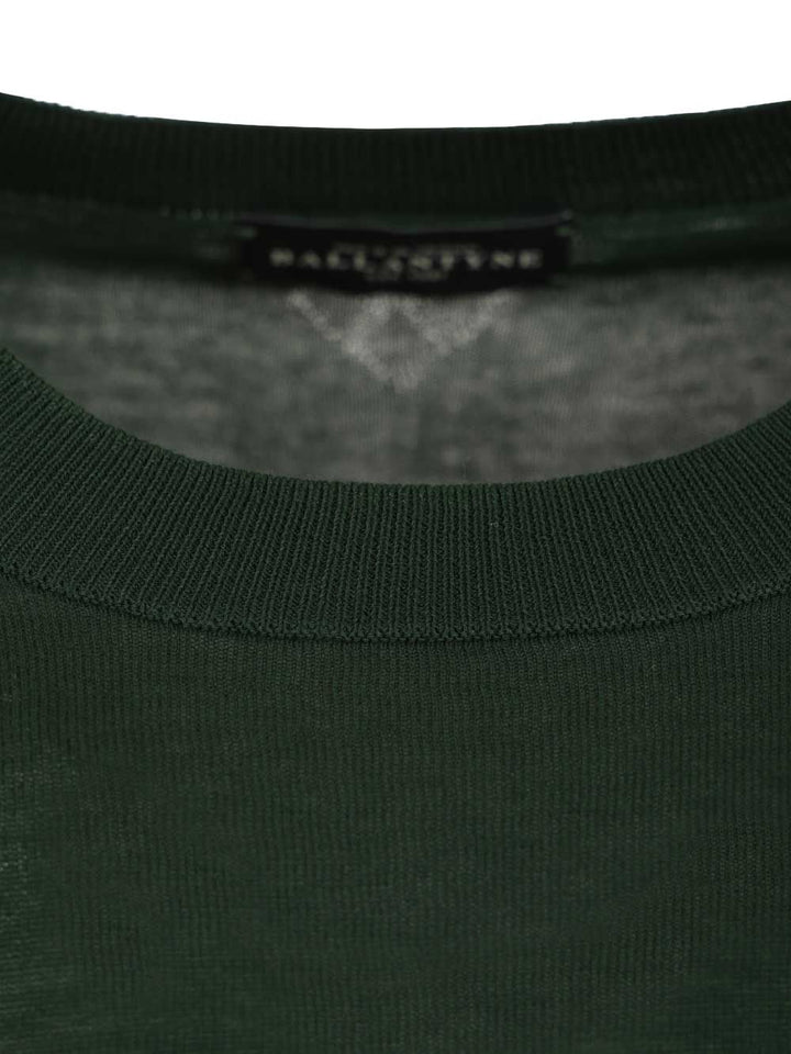 Ballantyne Slim Fit T-Shirt Knitwear - Green | fa4442123e8c0dbf9d930af74e4f0181a0339954