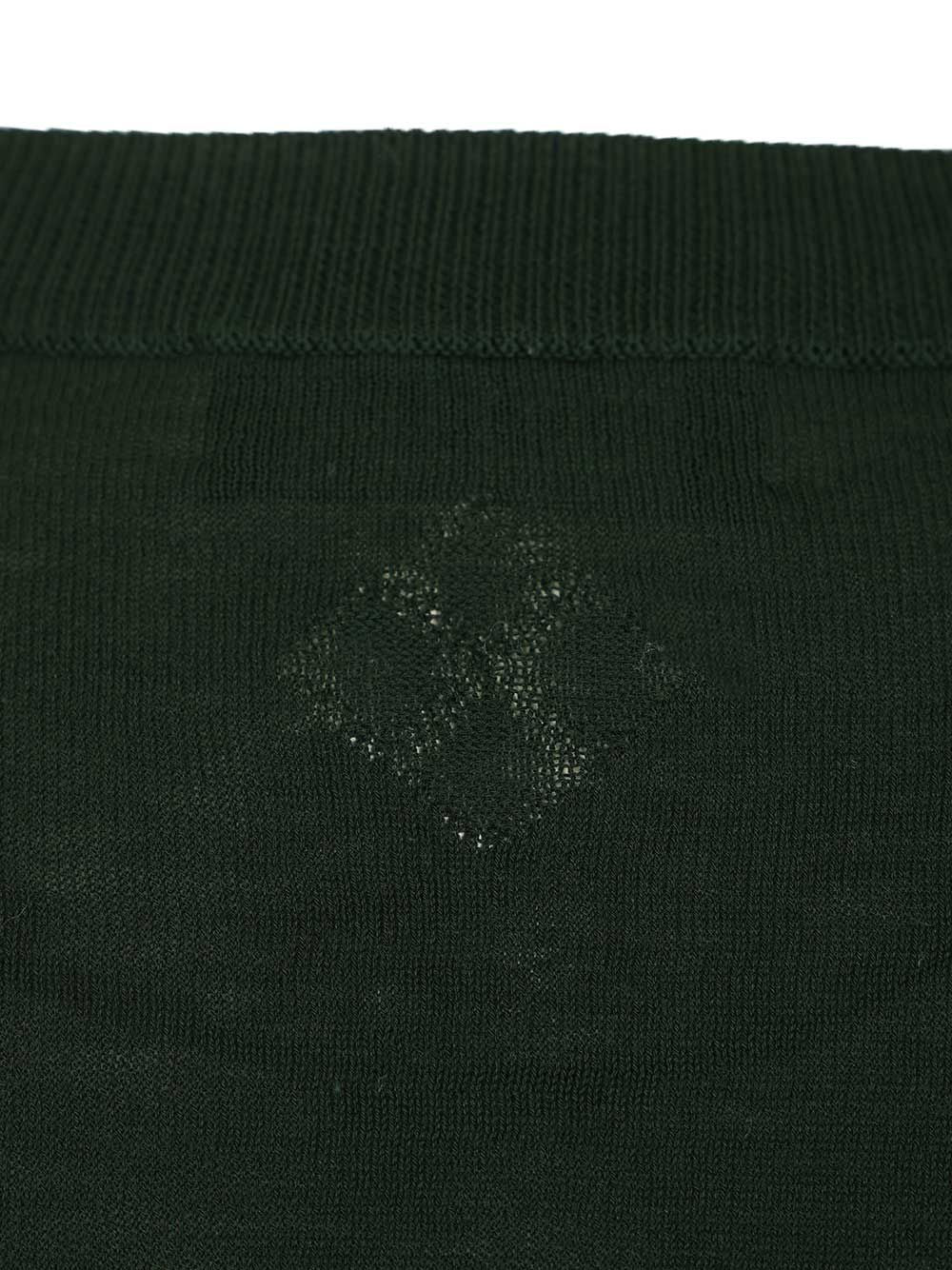 Ballantyne Slim Fit T-Shirt Knitwear - Green | 99b1ff21859291abd5721732b007bccfc0ab2ab4