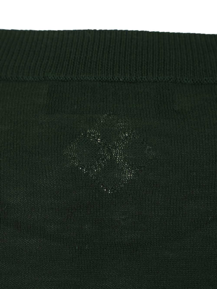 Ballantyne Slim Fit T-Shirt Knitwear - Green | 99b1ff21859291abd5721732b007bccfc0ab2ab4