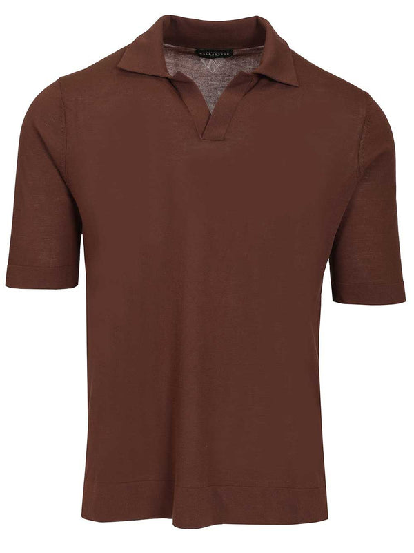 Slim Fit Polo Shirt Brown