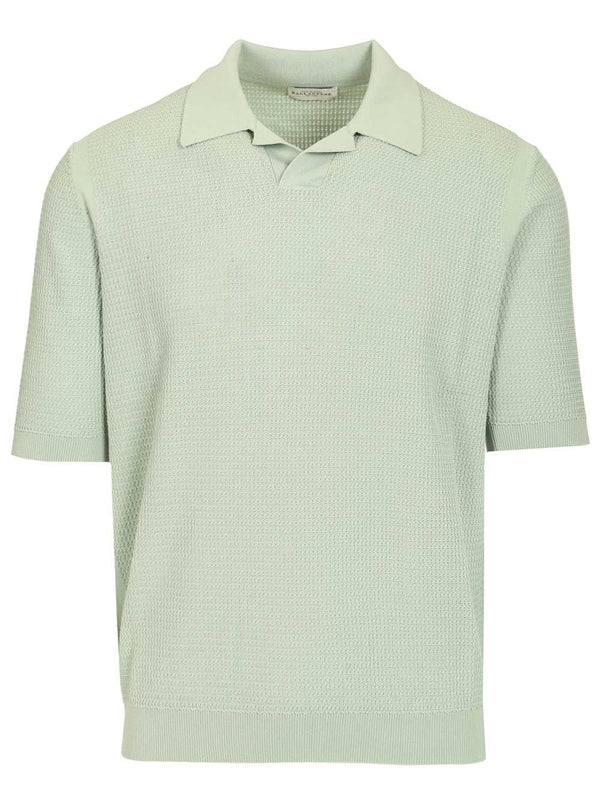 Polo De Punto Waffle Verde