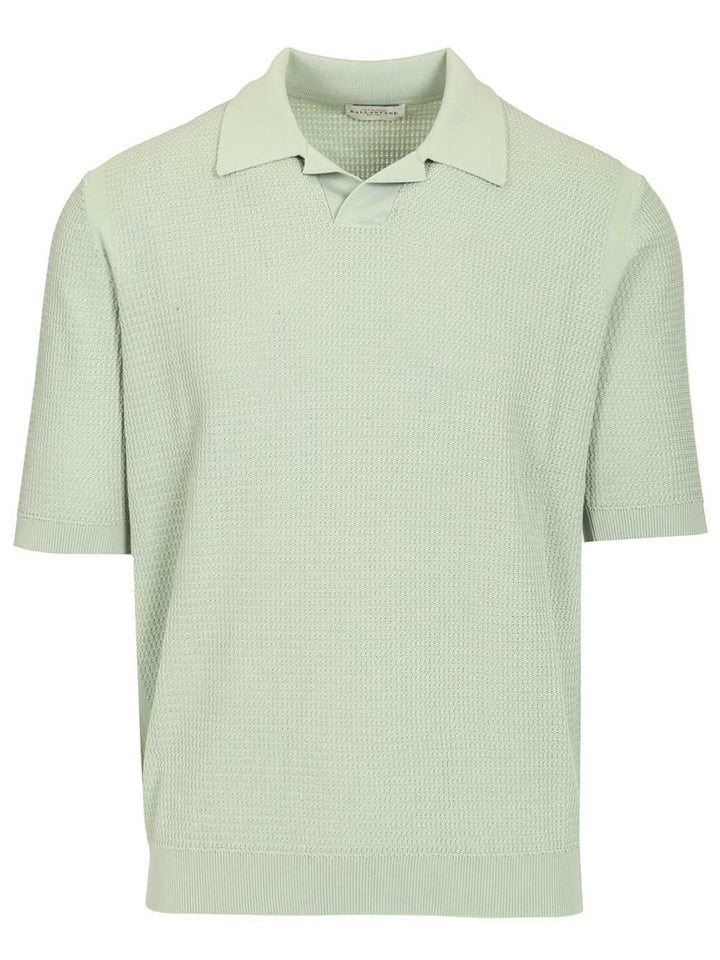 Ballantyne Waffle Polo shirt - Green | 27c7bb892fd14b9031c45a81517f591885c9fead