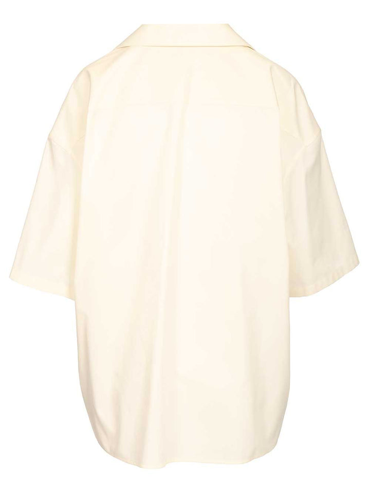 Loewe Short-Sleeved Shirt Shirts - White | ffb32e9041fae7f0afadd4701e9964475bb68625