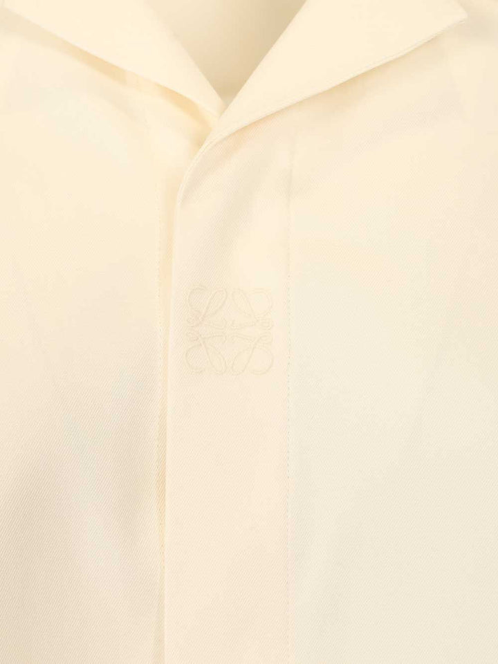Loewe Short-Sleeved Shirt Shirts - White | 42518e6175832f7d2d8c6ee445bd8daa5cf1e0ce