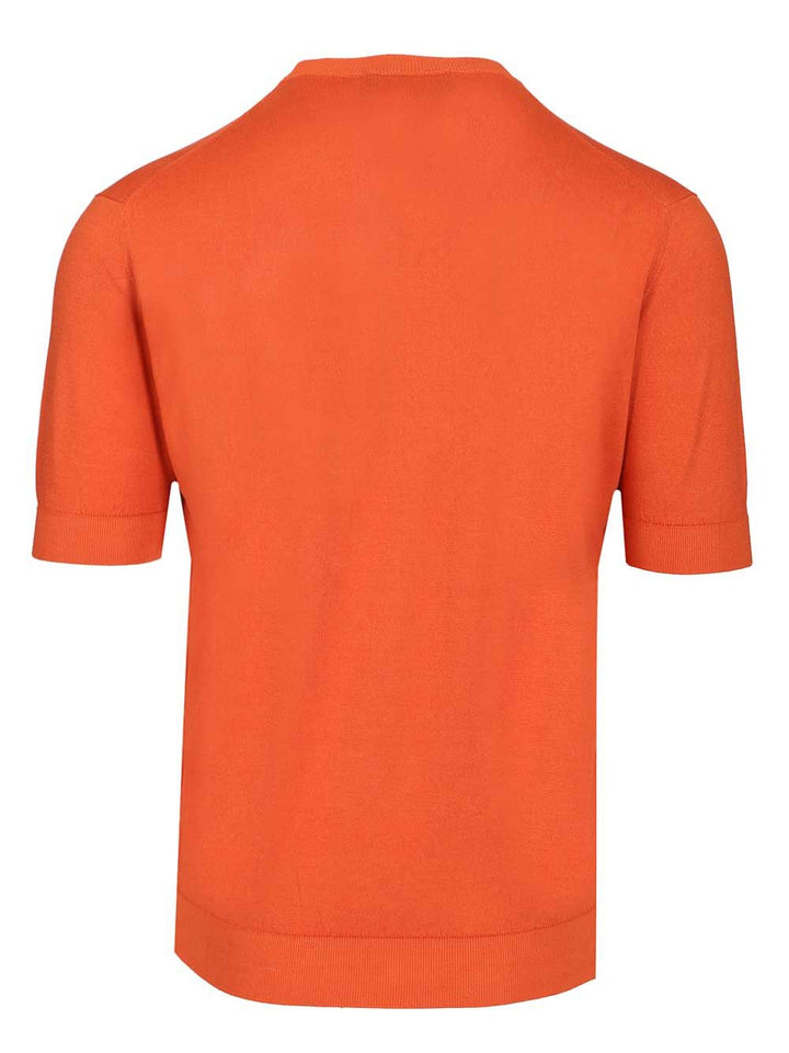 Filippo De Laurentiis Crew Neck T-Shirt - Orange | de5beb680ffb6ae46bf1b7237913ec6ee555d54b