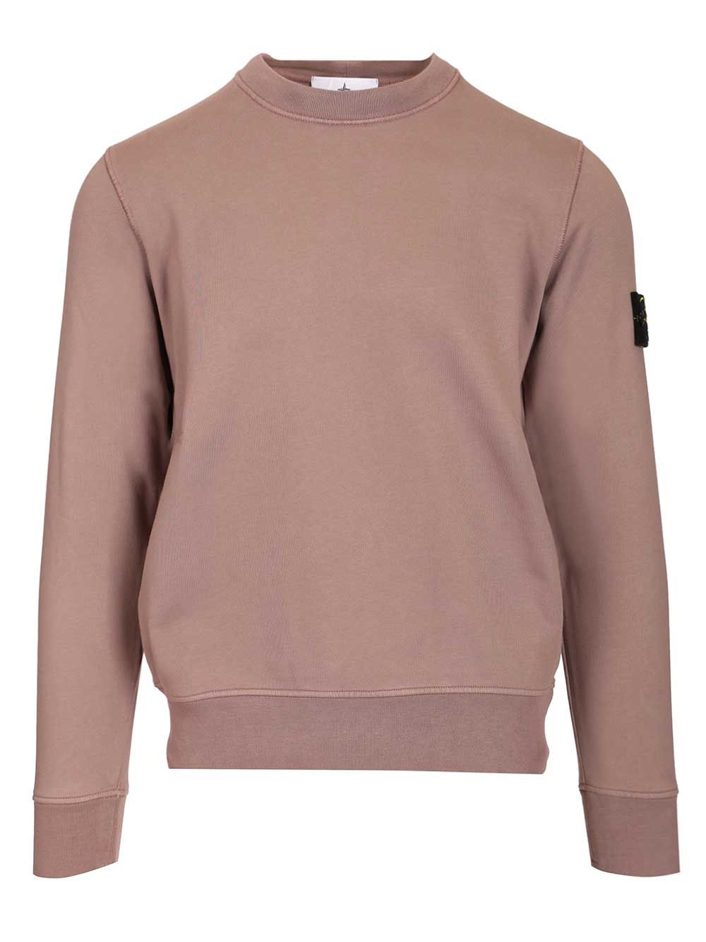 Stone Island Organic Cotton Sweatshirt Sweatshirts - Grey | 831d0c9a0498b3d519417deb5113c36f8c44faaf