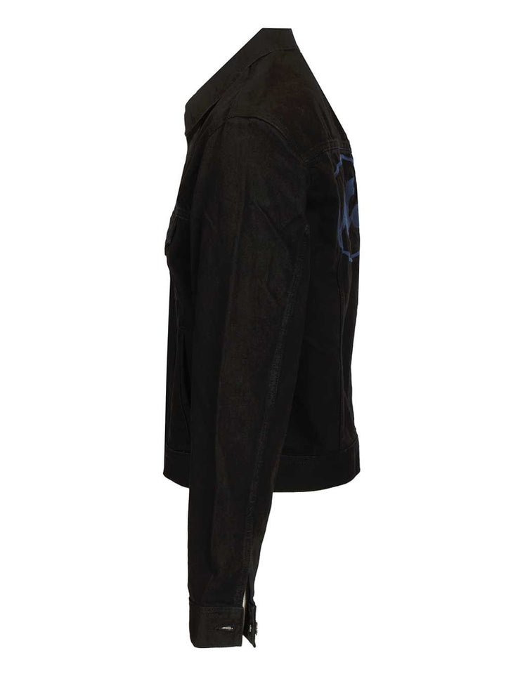 Arte Circle Logo Jeans Jacket Jackets - Black | cee6c64a76beead308e362bba42d030cd24dcd51