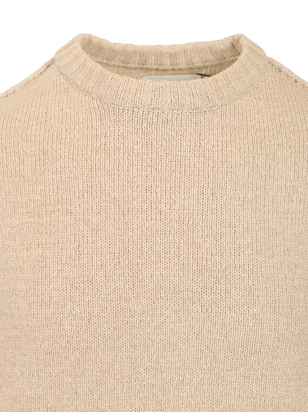 Arte Reversible Label Knit Knitwear - White | 84d123d0ef648680cb7301ce0ecb1b05753d96e0