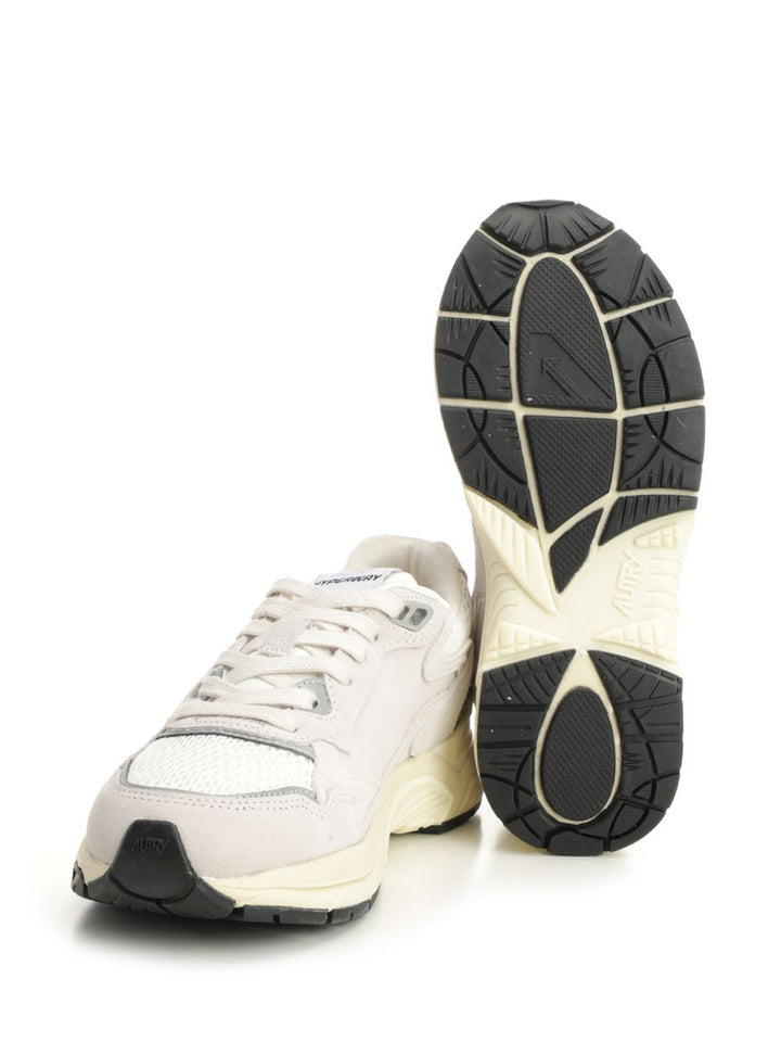 Autry  Hyperway Sneaker In Mesh And Suede Sneakers - White | ab5988726f1cd532795bb4913aceb3d49d544509