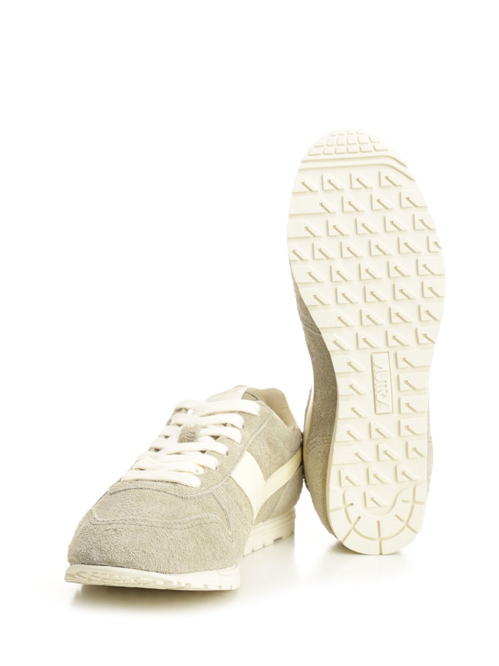 Autry  Windspin Sneaker In Perforated Leather Sneakers - Green | 9cabdc89e67c625b44b3eb46b05460a8c8bc8efd