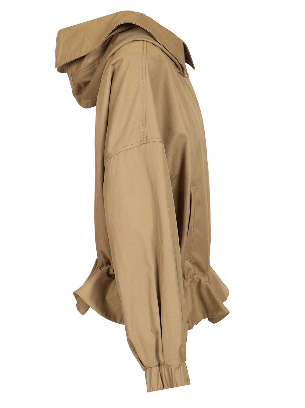 Dries Van Noten Cotton Twill Jacket Jackets - Beige | 7c443a5af482649104163582a4a1c5e7b6f6886b