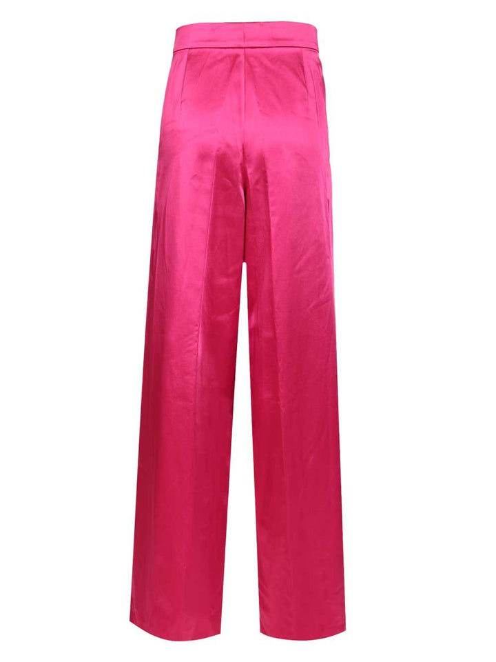 Dries Van Noten Wide Pink Trousers - Rose | c9557122207a306aa7cb61fb1aeab026594a8694