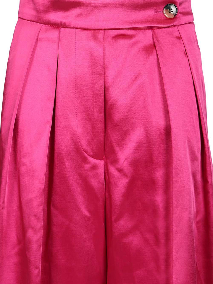Dries Van Noten Wide Pink Trousers - Rose | 1db547c2ba9e4279db841073cd1c369c7f5a0ddd