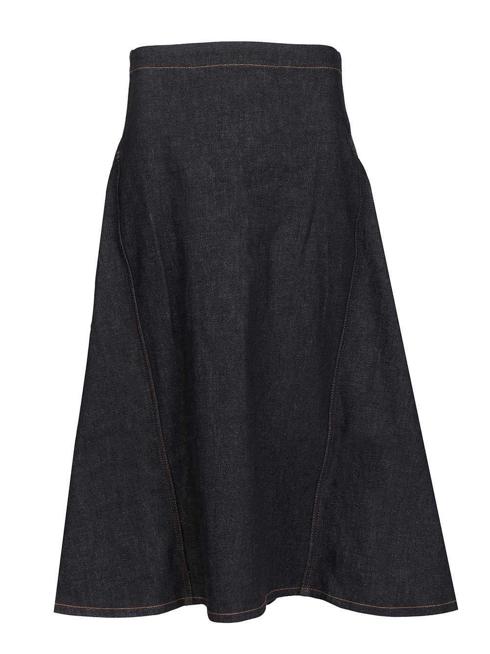 Jacquemus Lavoir De-Nîmes Denim Skirt Skirts - Blue | 57f792ff5a8665b1a90677a872aa2101f2681972