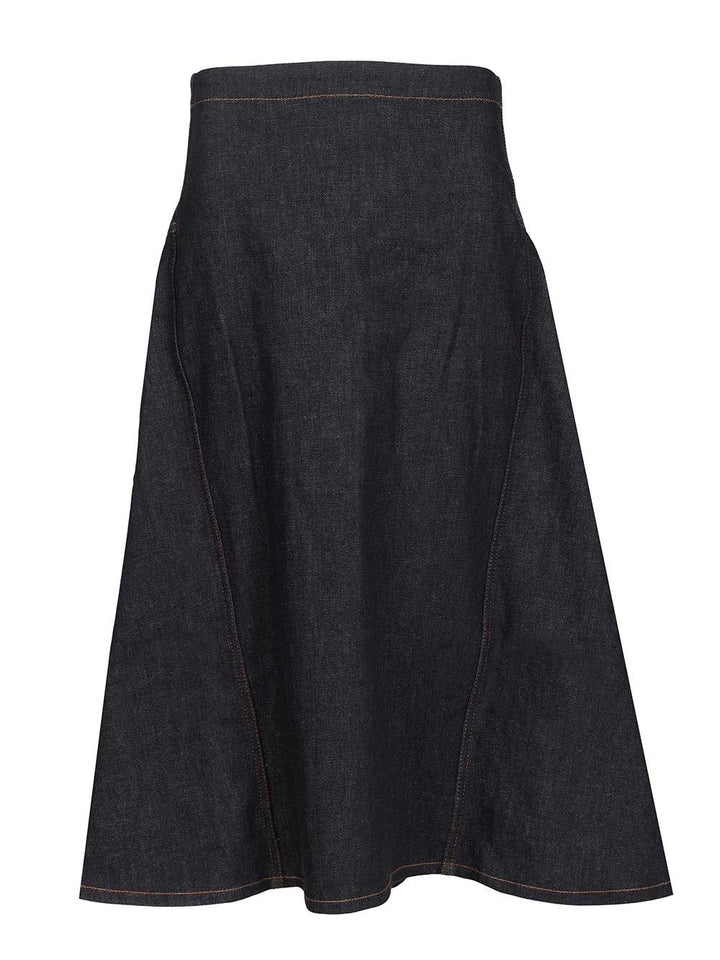Jacquemus Lavoir De-Nîmes Denim Skirt Skirts - Blue | 57f792ff5a8665b1a90677a872aa2101f2681972