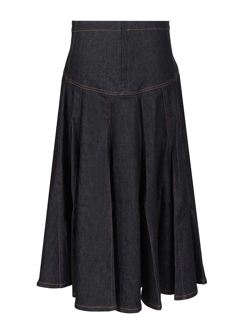 Jacquemus Lavoir De-Nîmes Denim Skirt Skirts - Blue | 18ca58277d0417d4c33b99e1f9b4e8ab048a1567