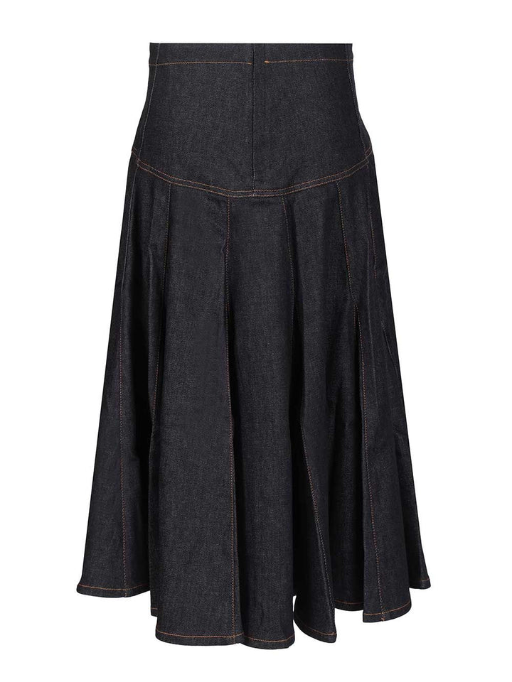 Jacquemus Lavoir De-Nîmes Denim Skirt Skirts - Blue | 18ca58277d0417d4c33b99e1f9b4e8ab048a1567